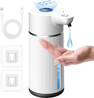 Distributeur de Savon Automatique Sans Contact Populaire, de Table, Cadeau Maison, Affichage LED Intelligent, Distributeur Mural