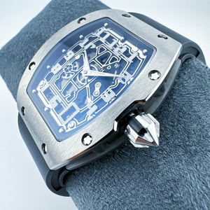 Montre mécanique à mouvement intégré en titane de qualité supérieure, édition limitée, ultra-fine, luxueuse, pour homme - Product Image 4