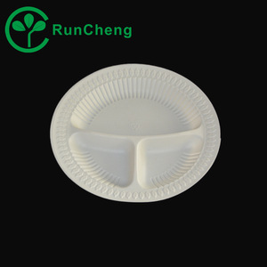 9 Zoll Runde Einweg Umweltfreundliche PP Kunststoff Mikrowellengeeignete Teller 500er Pack - Product Image 3
