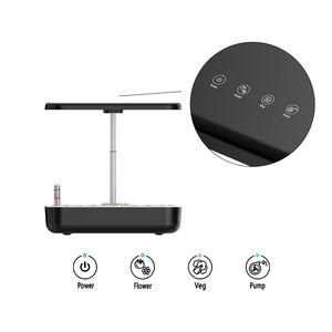 Kit de culture d'herbes aromatiques d'intérieur avec pot auto-arrosant, système de jardinage hydroponique intelligent et portable avec lumière - Product Image 3