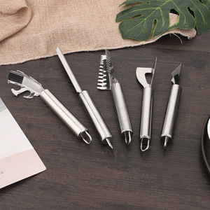 Ensemble d'ustensiles de cuisine 16 pièces en acier inoxydable, outils de cuisson multifonctions pour la préparation de pizzas et le manipulation du fromage - Product Image 2