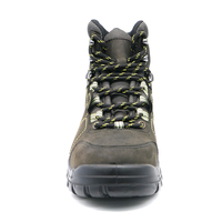 MAXITOUGH Bottes tactiques respirantes anti-crevaison à bout en acier, chaussures de sécurité en cuir nubuck pour hommes