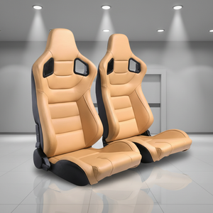 Asiento de Coche Modificado para Simulación de Carreras, Asiento Deportivo de E-Sports, Cuero PVC Ajustable, Estándar de Suzhou, Ajuste Estándar, Directo de Fábrica - Product Image 2