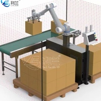 Robot collaboratif intelligent et automatique pour la palettisation, construction en acier inoxydable pour la palettisation de boîtes en carton, cobot palettiseur