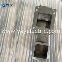 Precision CNC Machining Aluminum Instrument Housing Sandblasted Surface Multi Mount Hole Aluminum Electronic Equipment Box