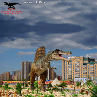 Dinosaure Jurassique réaliste, robot animatronique interactif