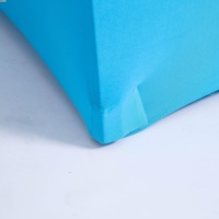 Housse de chaise extensible en polyester et élasthanne turquoise pour mariages, réceptions, événements, hôtels, restaurants