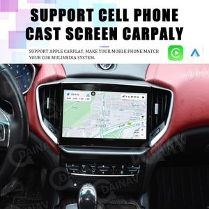 วิทยุติดรถยนต์ขนาด 10.25 นิ้ว สำหรับมาเซราติ กิบลี ปี 2014-2017 ระบบมัลติมีเดียในรถยนต์ ระบบนำทาง GPS อุปกรณ์เล่นเพลงในรถยนต์ ระบบแอนดรอยด์ 12 - Product Image 3