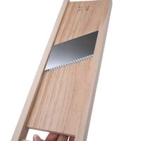 Mandoline Snijder Groentehakker 3.0mm Grote Julienne Gepatenteerde Handbeschermer Massief Houten Kern Handmatig Verpakt voor Ui en Aardappel