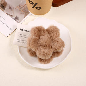 กิ๊บหนีบผมพลาสติกลายดอกไม้ขนาด 8 ซม. สำหรับผู้หญิงน่ารัก ฤดูใบไม้ร่วง ฤดูหนาว แบบกิ๊บฉลาม - Product Image 6