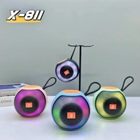Altavoz Inalámbrico Portátil con LED RGB de Colores, Resistente al Agua IPX5 5.3, Regalo Creativo para Exteriores, Pequeño y con Sonido de Alta Calidad, Suministro Directo de Fábrica