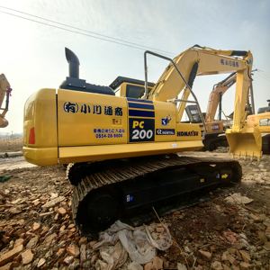 Originale giapponese grande qualità di seconda mano komatsu 200 usato escavatore Pc200 a Shanghai - Product Image 1