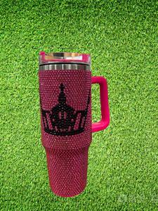 <span class=keywords><strong>3</strong></span> Couleurs 40oz Bling Rhinestone <span class=keywords><strong>Crown</strong></span> Queen Cups Sparkles <span class=keywords><strong>Crown</strong></span> Rhinestone Tumblers avec poignée - Product Image 3