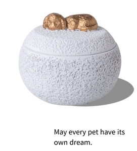 Evcil Hayvan Cenaze <span class=keywords><strong>Urn</strong></span>'u El Yapımı Polonya Çimentosu Kedi Köpek Sonrası Bakım Anıt Kutusu Kremasyon Saklama Kutusu Cenaze Malzemeleri - Product Image 4