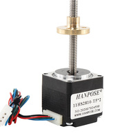 Moteur pas à pas linéaire Hanpose 11HS2810-T5*2-150MM, moteur pas à pas Nema11 pour imprimante 3D, équipement de surveillance, moteur à vis