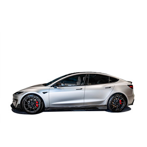 Kit carrosserie en fibre de carbone pour <span class=keywords><strong>Tesla</strong></span> Model 3 <span class=keywords><strong>Performance</strong></span> Highland, lèvre avant, diffuseur arrière, canards avant, lifting - Product Image 1