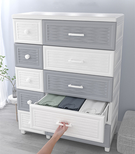 <span class=keywords><strong>Tiroirs</strong></span> de rangement Jumbo Armoire à <span class=keywords><strong>tiroirs</strong></span> à double rangée à <span class=keywords><strong>5</strong></span> niveaux Armoire de rangement pour articles ménagers et vêtements pour la maison - Product Image 5