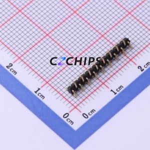 X1311WVS-17J-C18D42R1 Pin Header SMD,P=1.27mm Connector ( Pin Structure: 1x17P )( Pitch: 1.27mm )( Row Spacing: 1.27mm ) - Product Image 2