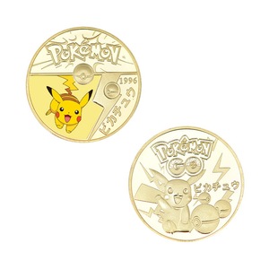 Moneda Conmemorativa de <span class=keywords><strong>Pikachu</strong></span>, Moneda de Colección de Pokémon, Monedas de Desafío de Anime, Monedas de Metal Fundido a Presión, Monedas de Oro de Pokémon - Product Image 6