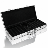 Boîte de rangement en aluminium, taille personnalisée pour cartes de Poker, vente directe depuis l'usine