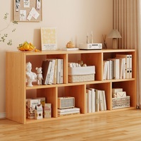 Meuble bas en bois personnalisable, armoire de rangement, bibliothèque, design moderne minimaliste, auto-assemblage, école, salon, bureau