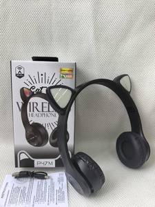 Gran oferta de auriculares P47M para deportes al aire libre, juegos portátiles, superestéreo, diadema inalámbrica, auriculares BT - Product Image 6