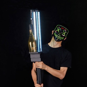 <span class=keywords><strong>Support</strong></span> de <span class=keywords><strong>bouteille</strong></span> de vin LED RGB tout-en-un en métal, portable et durable, avec canon à confettis électronique <span class=keywords><strong>pour</strong></span> scène, fêtes et bars - Product Image 5