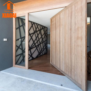 Porte d'Ingresso di Lusso <span class=keywords><strong>in</strong></span> Legno Massello Stile Americano con <span class=keywords><strong>Vetro</strong></span>, Moderne per Esterni e Interni di Case Contemporanee - Product Image 4