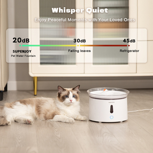 Fontanella Elettrica Automatica da 2,4L <span class=keywords><strong>per</strong></span> Animali Domestici, <span class=keywords><strong>Gatti</strong></span> e Cani - Product Image 1