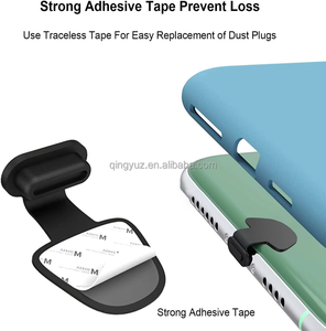 Siêu mỏng Loại-C chống mất bụi cắm c-loại USB sạc cổng Silicone bao gồm cho Iphone điện thoại di động phụ kiện để bảo vệ - Product Image 2