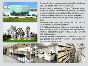 Clear Base Factory Venta caliente chino barato 1,56 fotocromático Flat-top lentes ópticas bifocales stock lentes - Product Image 5