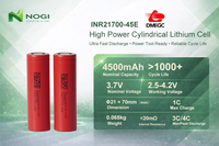 Sel Energi Silinder Samsung 21700 NMC 3.7V 4500mAh Berkapasitas Tinggi