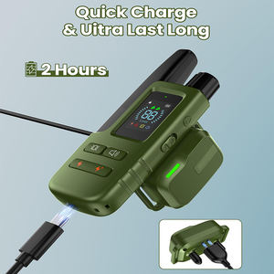 Ensemble de collier d'entraînement électronique étanche et rechargeable pour toutes les races de chiens Télécommande 4 modes de verrouillage de sécurité Contrôle des aboiements - Product Image 6