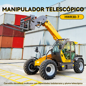 Forklift Teleskopik Boom Cina 3 Ton 3,5 Ton 4 Ton <span class=keywords><strong>Telehandler</strong></span> Forklift dengan Kaki Penyangga - Product Image 3