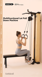 Macchina per Trazioni a <span class=keywords><strong>Parete</strong></span> in Legno per Body Building, Attrezzo Fitness <span class=keywords><strong>Lat</strong></span> Pulldown a Prezzo di Fabbrica - Product Image 2