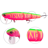 Hunthouse nouveau Style plastique eau salée appâts naufrage lent pêche appâts de natation leurre blancs non peint plastique dur