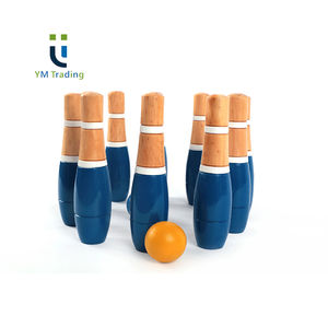 Skittles <span class=keywords><strong>professionali</strong></span> in legno per <span class=keywords><strong>bocce</strong></span> <span class=keywords><strong>da</strong></span> giardino buona vendita di legno <span class=keywords><strong>gioco</strong></span> della palla <span class=keywords><strong>da</strong></span> Bowling - Product Image 4