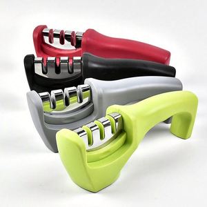 Afilador de Cuchillos Manual Profesional de Acero Inoxidable de 3 Secciones RAYBIN, Accesorios de Cocina 2022 - Product Image 2