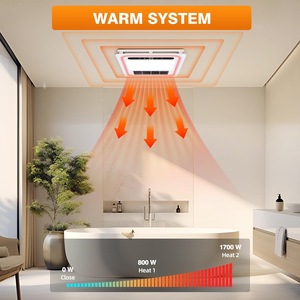 Calefactor de <span class=keywords><strong>Aire</strong></span> con Certificación SAA CE para Cocina con Luz LED, Ventilador Extractor de Techo Integrado para Baño con Calefacción e Iluminación, Cinco en Uno - Product Image 5