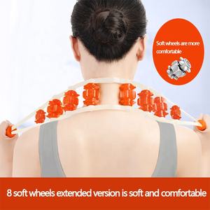 Rodillo de masaje <span class=keywords><strong>Shiatsu</strong></span> con punto de presión Manual de Color personalizado, masajeador corporal para cuello y piernas, alivio del dolor y espalda - Product Image 2
