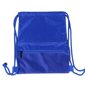 Sac à cordon en polyester personnalisé avec logo imprimé, lavable, résistant à la décoloration, idéal pour les festivals - Product Image 1