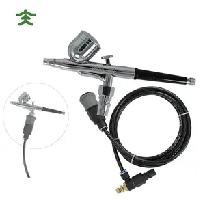 Bên ngoài điều chỉnh phun trọng lực Airbrush trang điểm súng phun 0.2 vòi phun Airbrush sơn