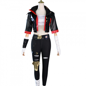 Costume Noir <span class=keywords><strong>LOL</strong></span> Arcane Vi pour Adulte, Idéal pour Fêtes et Carnavals d'Halloween – Prix Abordable - Product Image 1