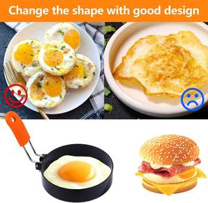 Molde de Cocina de Acero Inoxidable para Empanadas de Carne, Panqueques, Huevos y Omelettes, con Asa, Tamaños 3/3.5/4/6/8 Pulgadas, ¡Oferta! - Product Image 3