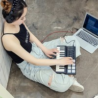 WORLDE Panda Mini Portable Mini 25-Key USB Keyboard Drum Pad MIDI Controller