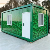 Cabane Modulaire Préfabriquée en Acier Camouflage Vert E-Hang, Structure Durable, Idéale pour la Chasse et la Vie à la Campagne, Garantie 1 An - Meilleure Vente