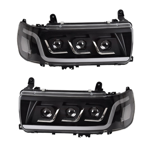 Faros Delanteros YU GUANG para <span class=keywords><strong>Toyota</strong></span> <span class=keywords><strong>LC</strong></span> 80 Lc80, Modelos 1990-2002, Actualización de Lámparas Delanteras LED de 3 Lentes, Serie Land Cruiser 80 - Product Image 5
