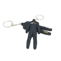 Porte-clés en PVC personnalisé avec logo, porte-clés en caoutchouc souple, porte-clés en plastique, cadeau promotionnel en vrac pour les événements professionnels