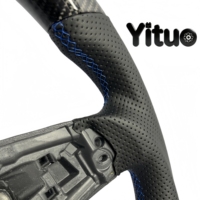 Volant personnalisé en fibre de carbone adapté aux Volkswagen Golf, MK7, MK6, MK5 Passat, Bora, Polo, Sagitar GTI GTD TDI
