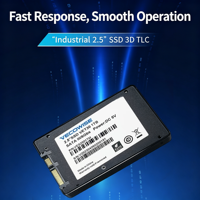 SSD SATA 3.0 Kelas Industri 2,5 Inci, 128GB/256GB/512GB/1TB, hard drive komputer solid state drive untuk Penyimpanan Data Pusat IPC